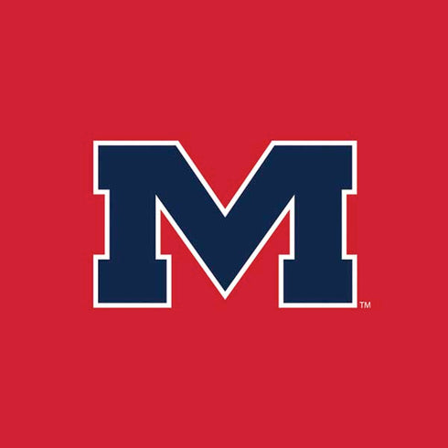 University of Mississippi Ole Miss Logo Red Moto E5 Play Skin